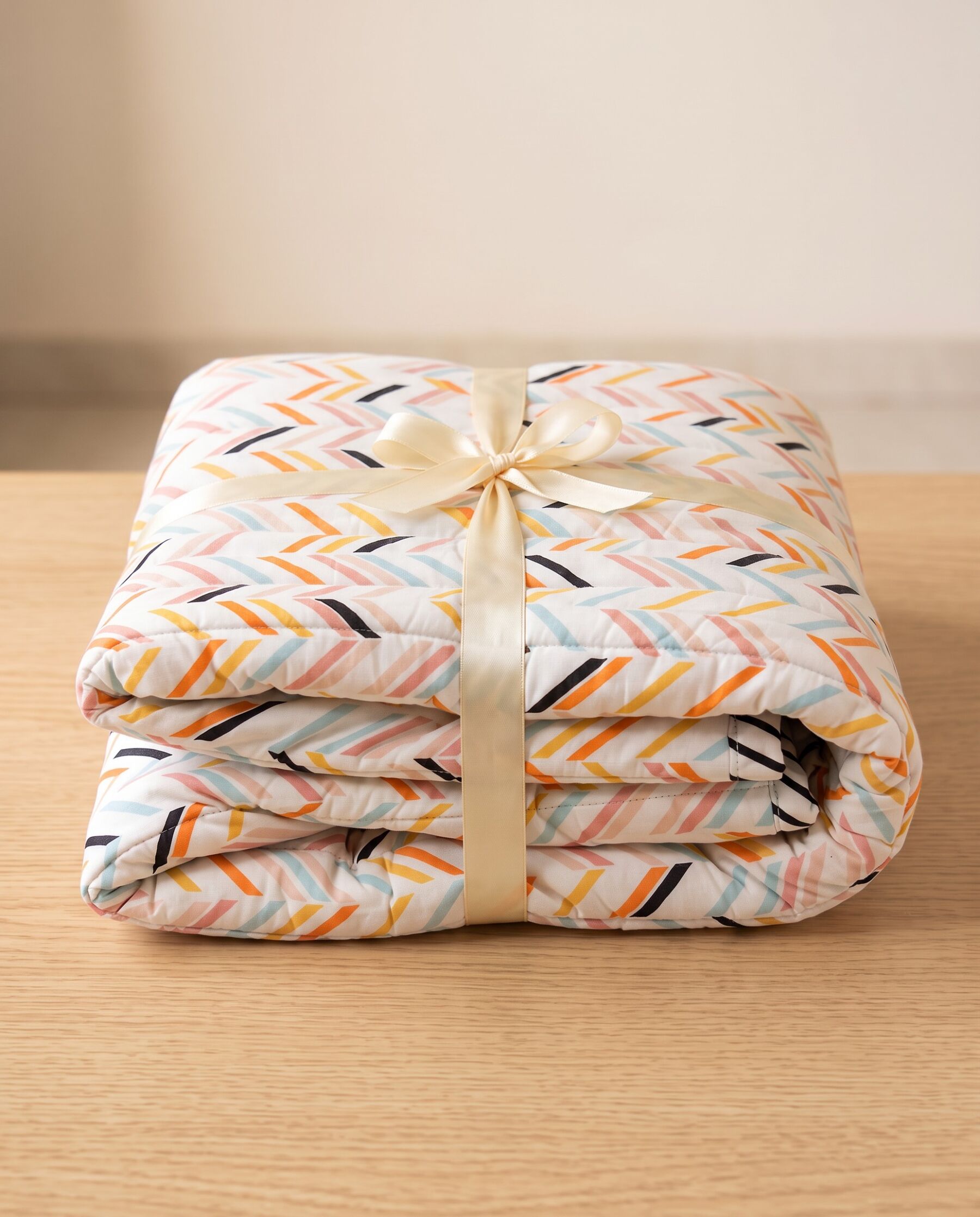 Colourful Chevron Square Baby Play Mat
