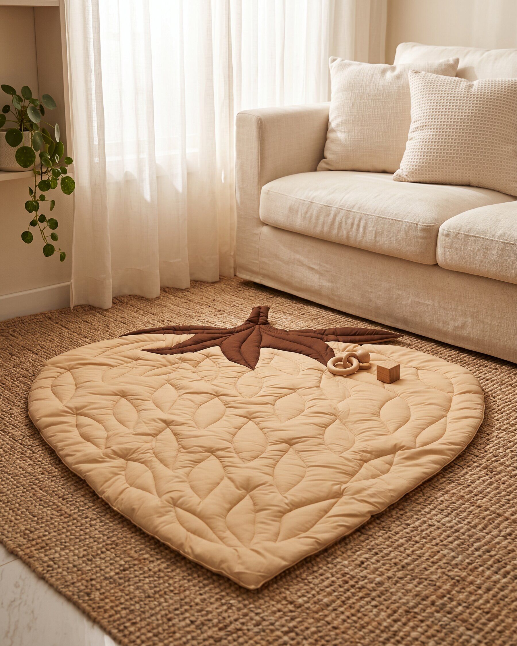 Strawberry Shaped Baby Play Mat for Toddlers